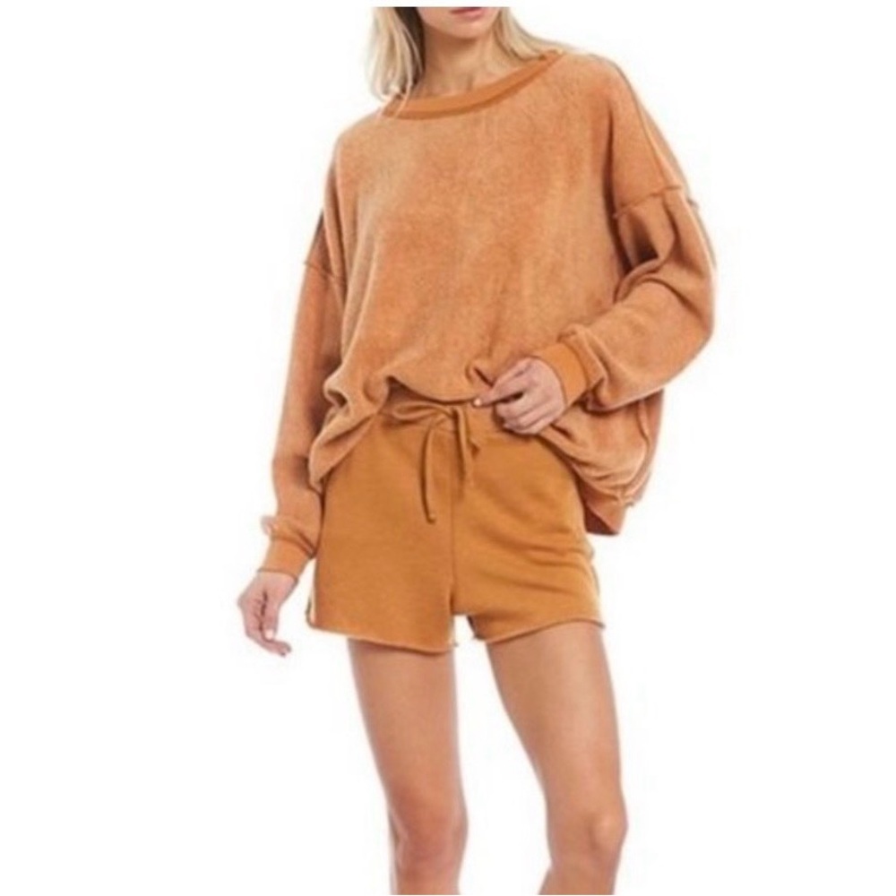 Intimately Free People Size M Kelly Top in Cognac